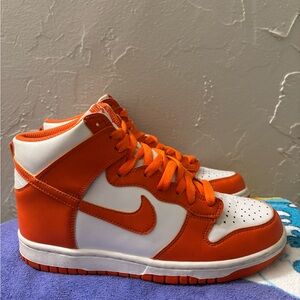 Nike Dunk High Syracuse 6Y / 7.5W Orange White Big Kid DB2179-100 2021